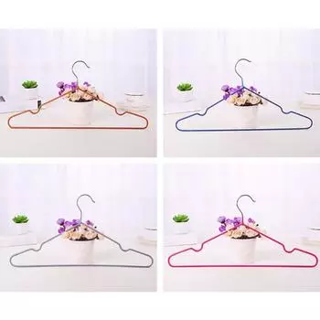 10 шт. Нескользящая рубашка из нержавеющей стали, крючок для пальто, вешалка для одежды, подставка для одежды 10pcs