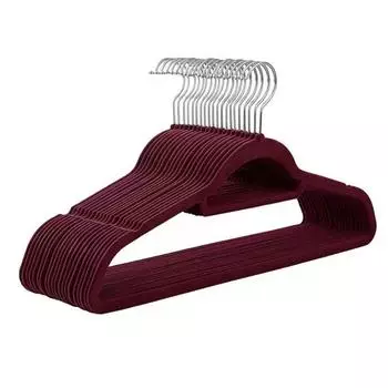 10 шт. нескользящие бархатные вешалки для одежды, экономящие место, вращающиеся на 360 градусов, флокированный войлок, детская сушилка для одежды 37 см, органайзер