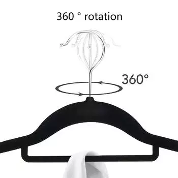 10 шт. нескользящие вешалки для одежды вращающиеся нескользящие вешалки для белья принадлежности для спальни общежития шкаф для одежды серый