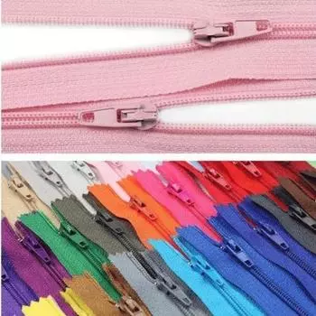10 шт. невидимых молний DIY нейлоновая спиральная молния разноцветные цвета подходят для белья чехол карандаш сумка брюки молния портновские аксессуары 316