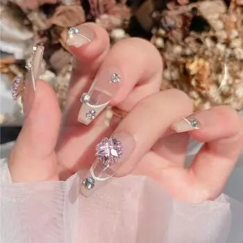 10 шт. невыцветающие украшения для ногтей яркие цвета отличные блестящие DIY поддельные украшения маникюрные украшения B