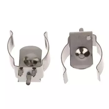 10 шт. никелированная пружинная сталь металлическая штамповка 18650 BC-1719 контактный зажим для аккумулятора 18650 аксессуары для держателя аккумулятора 1