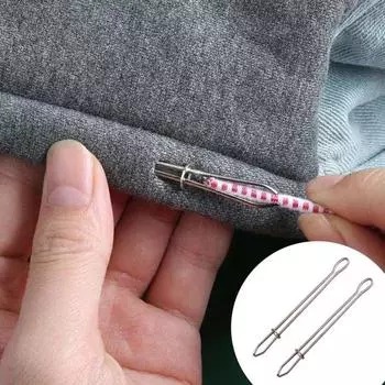 10 шт., нитевдеватель для веревки, трудосберегающие аксессуары для рукоделия, легкий тянущий нитевдеватель из нержавеющей стали, пинцет, маленький многофункциональный A