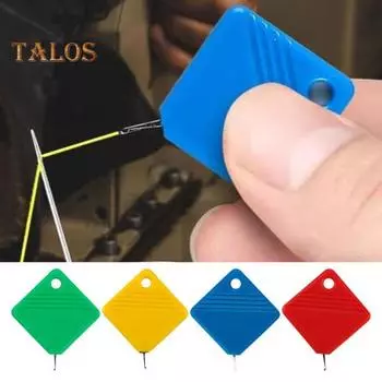 10 шт. нитевдеватель легкий нитевдеватель инструмент для ручного шитья портативный простой в использовании нитевдеватель для пожилых любителей шитья синий