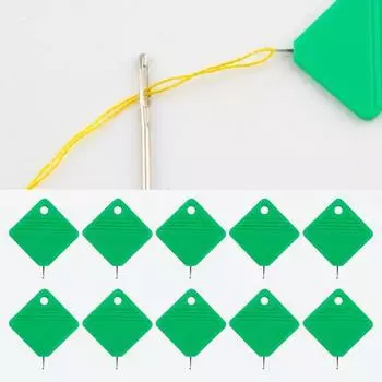 10 шт. нитевдеватель легкий нитевдеватель инструмент для ручного шитья портативный простой в использовании нитевдеватель для пожилых любителей шитья синий