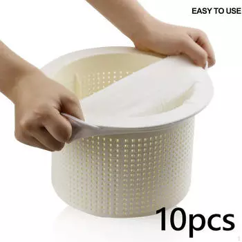 10 шт. носки для бассейна, сетчатый фильтр для носков, эффективная ультратонкая сетка для плавания