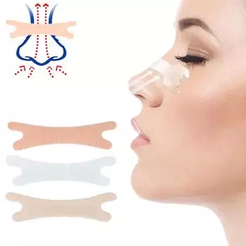 10 шт. носовых полосок для дыхания носовые дыхательные полоски для улучшенного поступления кислорода прочные клейкие носовые полоски от храпа