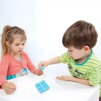 10 шт. ностальгическая игра по ловле камней с тканевой сумкой для развития координации движений рук и глаз, цветные традиционные игральные кости, игрушка для захвата кубиков синий