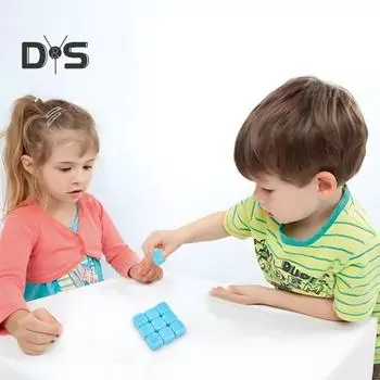 10 шт. ностальгическая игра по ловле камней с тканевой сумкой для развития координации движений рук и глаз, цветные традиционные игральные кости, игрушка для захвата кубиков синий