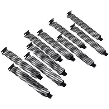 10 шт. новая черная крышка слота PCI пылевого фильтра, заглушка из твердой стали