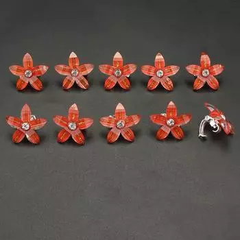 10 шт. Новые цветочные принцессы девочки милые заколки для волос шпильки детские головные уборы зажим для волос заколки для волос аксессуары для волос