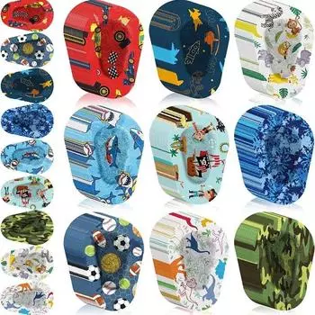 10 шт. новые детские тренировочные ортопедические корректирующие тени для амблиопии, мультяшные патчи для глаз, красочные окклюзионные повязки для глаз