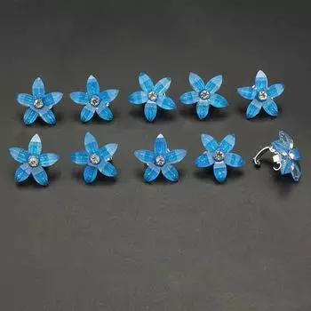 10 шт. Новые милые заколки для волос в виде цветка принцессы для девочек, детские головные уборы, зажимы для волос, аксессуары для волос