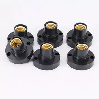 10 шт. новый винтовой цоколь лампы E14 патрон лампы цоколь патрон держатель лампочки адаптер E14 чёрный