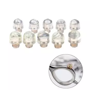 10 шт., ножницы для волос, резиновый глушитель, глушитель, парикмахерский аксессуар для укладки, замена 2.5mm