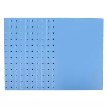 10 шт. обложка для блокнота Discbound с утолщенной матовой текстурой с синим грибовидным отверстием для дневника Dia