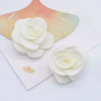 10 шт. очаровательная сетчатая ткань сетка роза цветок 10 цветов 40 мм аппликация для DIY мягкий декор аксессуары одежда волосы шляпа обувь вино красного