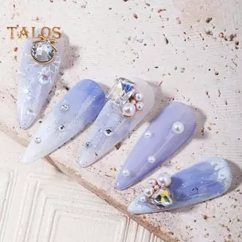 10 шт., очаровательные блестящие декоративные привлекательные нежные ногти для женщин и девочек, очаровательные украшения для ногтей со стразами, поставка для маникюрного салона