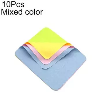 10 шт. Очки для чистки камер, Салфетка для чистки, Салфетки для линз очков с розовым узором, Аксессуары для очков