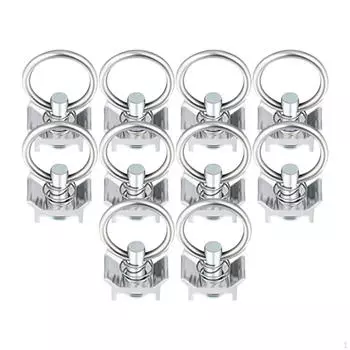 10 шт. одинарный штифт L-образной направляющей с круглым кольцом многофункциональный сверхмощный держатель груза контроль