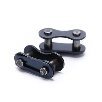 10 шт. одинарный универсальный прочный соединитель для велосипедной цепи чёрный