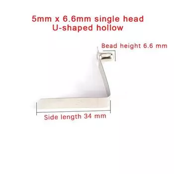 10 шт., однокнопочная защелка для трубы, V-образный стальной пружинный зажим для каравана, каяка 7*26*7mm