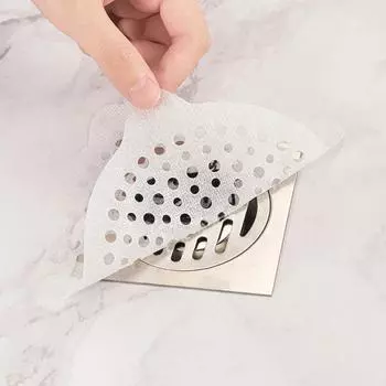 10 шт. одноразовый фильтр для волос, сетчатый фильтр для слива в ванной, сетчатый фильтр для слива в полу, сетчатый фильтр для слива в полу, сетчатый фильтр из нетканого материала