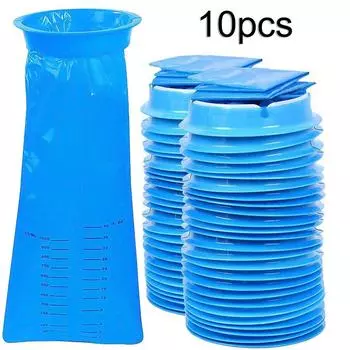 10 шт. одноразовый мешок для тошноты в самолете, рвоты для автомобиля, 1000 мл, сумка для тошноты синий