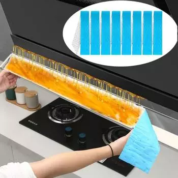 10 шт. огнестойкий материал кухонная вытяжка масляный фильтр бумага жиро-маслопоглощающая бумага кухня 10pcs