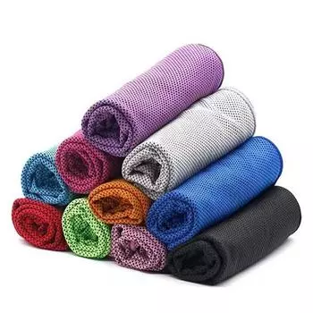 10 шт. охлаждающие полотенца с высокой впитывающей способностью, быстросохнущие, мягкие дышащие полотенца для пота, охлаждающие полотенца для тренажерного зала для йоги и шеи 1 Set
