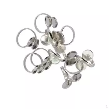 10 шт. основания для колец 12 мм кабошоны своими руками Изготовление ювелирных изделий