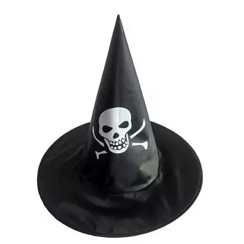 10 шт. остроконечная шляпа ведьмы на Хэллоуин, праздничная сцена, реквизит для вечеринки, аксессуары для нарядов, портативная складная шляпа ведьмы 1pcs чёрный