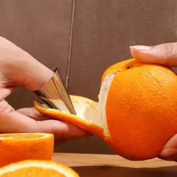 10 шт., овощечистка из нержавеющей стали, шелушитель для фасоли, защита для пальцев, инструмент для чистки овощей и орехов для домашней кухни 10 pcs