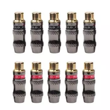 ~ 10 шт. пайка RCA гнездо для наушников динамик аудио выход/вход адаптер