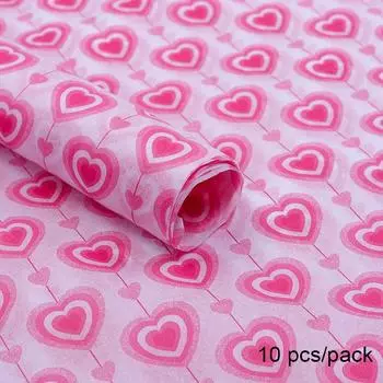 10 шт./пакет подарочная упаковочная бумага DIY подарочные упаковочные принадлежности копировальная бумага бумага для упаковки цветов День святого Валентина