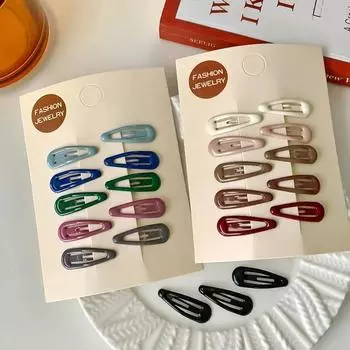 10 шт./пакет сладких конфетных цветов в форме капли воды шпильки для девочек заколки для волос BB шпильки заколки головные уборы детские аксессуары для волос кофейный