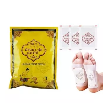 10 шт./пакет, тайские пластыри для ног, клейкие подушечки, поддерживающие форму, органические травяные пластыри