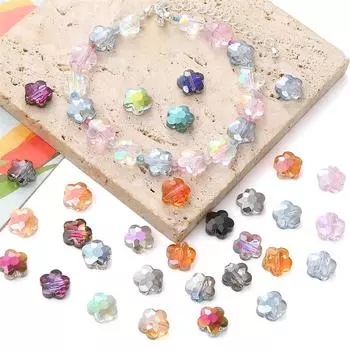 10 шт./пакет витражные бусины DIY браслет ожерелье серьги ювелирные аксессуары 10mm 10pcs/bag