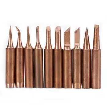 10 шт., паяльная станция, паяльная станция из чистой меди, защита головы, долговечность, электрическая паяльная головка 10pcs