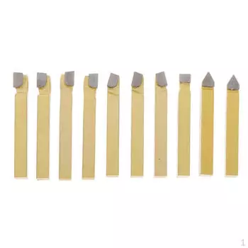 10 шт., паяные фрезы с твердосплавными наконечниками для токарных станков с ЧПУ A