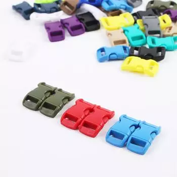 10 шт. парашютный браслет для собак, ошейник 10 мм, боковая пряжка, лямка, паракорд, походный синий