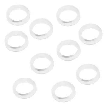 10 шт. парикмахерские ножницы ножницы кольца для пальцев ручки вставки - мягкий резиновый размер кольца, подходит для большинства ножниц