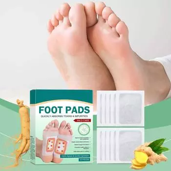 10 шт. Патчи для ног Натуральный уход за ногами Пластыри для снятия стресса One Size