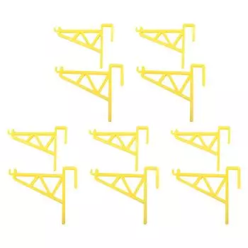 10 шт. Пчеловодческая подставка-держатель для рамок, пластиковая, для улья, оборудование для пчеловодства, пчеловодство жёлтый