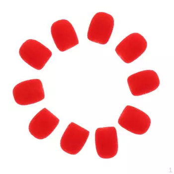 10 шт. пенопластовых губчатых чехлов для лобового стекла оранжевый