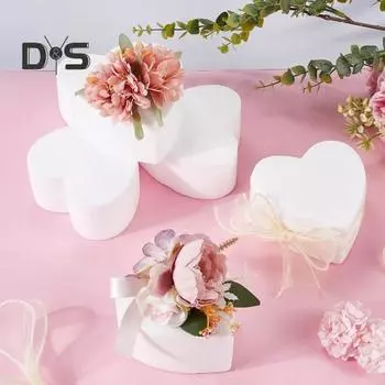 10 шт. пенопластовых сердечек 4 дюйма в форме сердца белая модель ремесло сердце модель торта моделирование украшение для украшения торта свадьба день святого валентина 10pcs