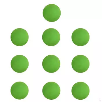 10 шт. пенящиеся мячи для гольфа из ЭВА, тренировочные мячи для упражнений, 42 мм красный