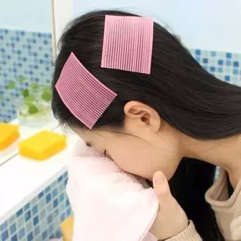10 шт. передняя бахрома для волос стабилизатор макияж наклейка накладка пастельный зажим челка волшебная лента бахрома подарки для девочек
