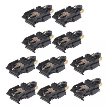 10 шт. Переключатель электрочайника Термостат Клеммы контроля температуры Запчасть кухонного прибора 16A Переключатель термостата бойлера