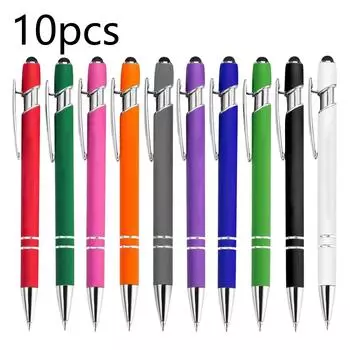 10 шт. персонализированная шариковая ручка с гравировкой персонализированный подарок на годовщину для мужчин и женщин 15 мл One Size чёрный